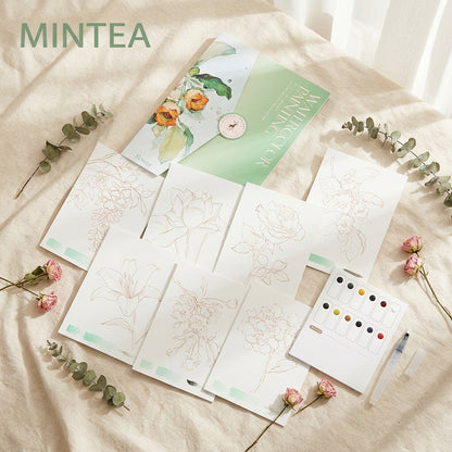 Kit de Pausa Creativa Mintea | Tu Primera Pintura en Acuarela