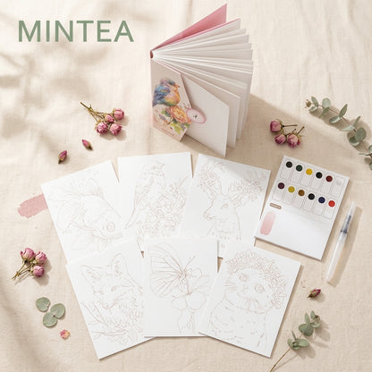 Kit de Pausa Creativa Mintea | Tu Primera Pintura en Acuarela