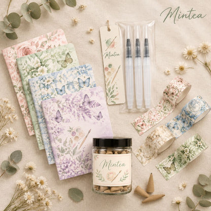 Kit de Pausa Creativa Mintea | Tu Primera Pintura en Acuarela