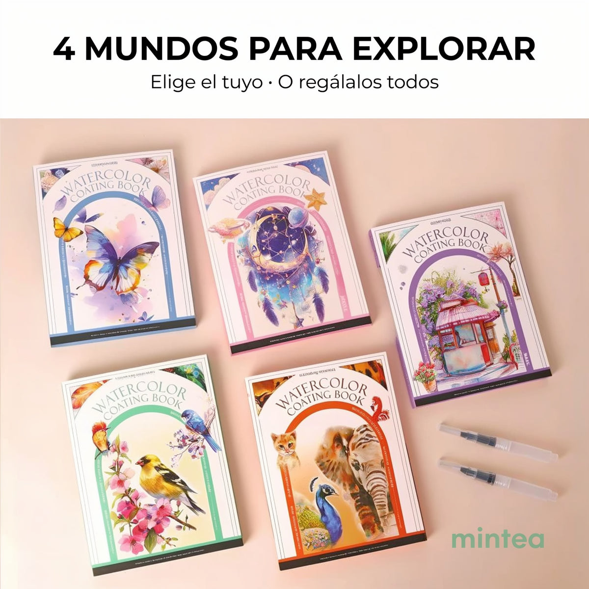 Kit de Pausa Creativa Mintea | Tu Primera Pintura en Acuarela