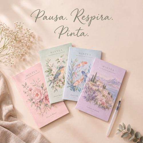 Kit de Pausa Creativa Mintea | Tu Primera Pintura en Acuarela