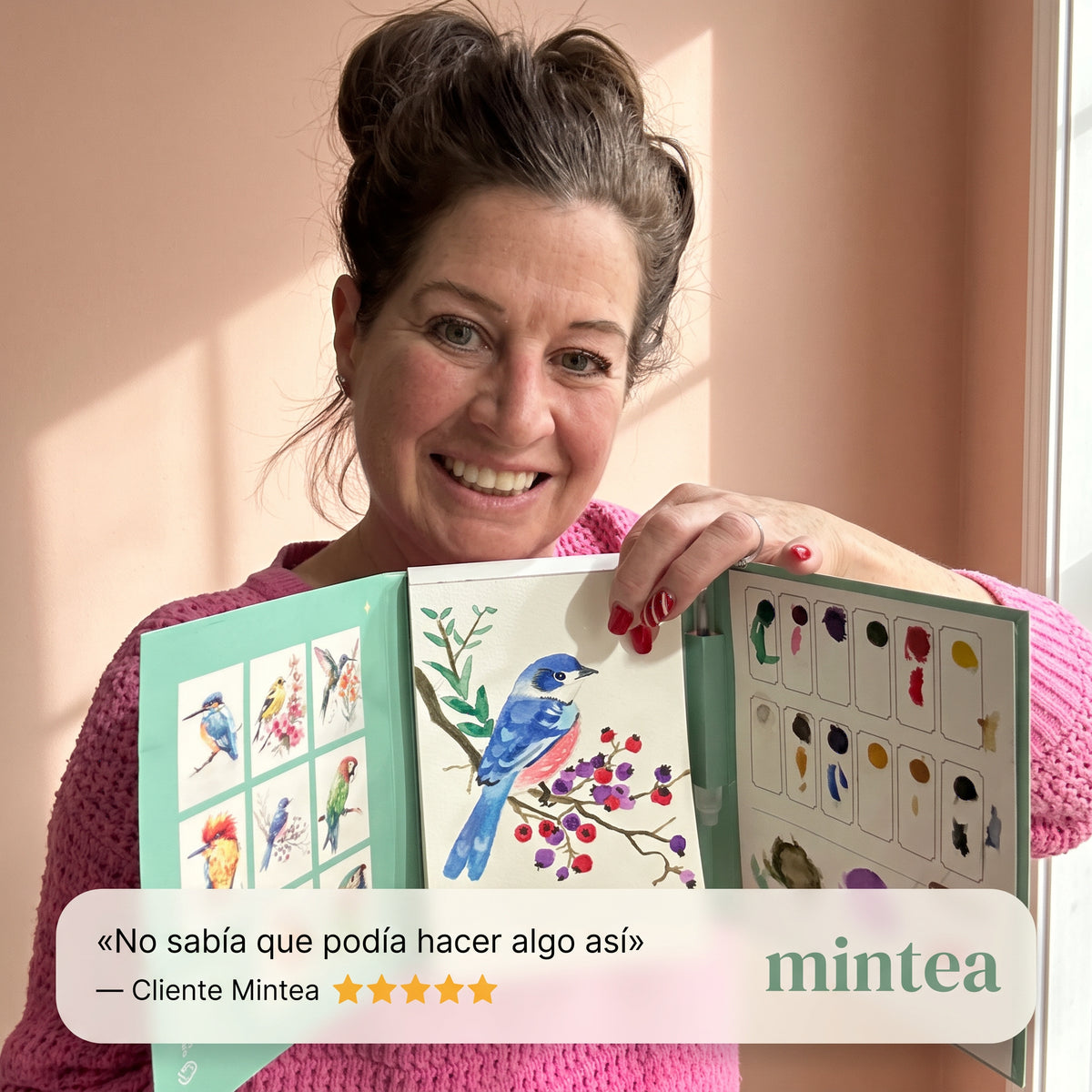 Kit de Pausa Creativa Mintea | Tu Primera Pintura en Acuarela